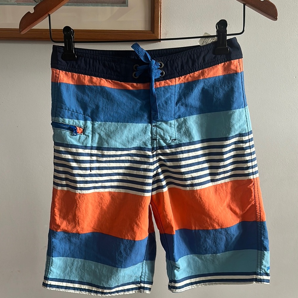 Patagonia Blue and Orange Swim Shorts